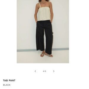 Deiji TAB Black Wide-Leg Pants